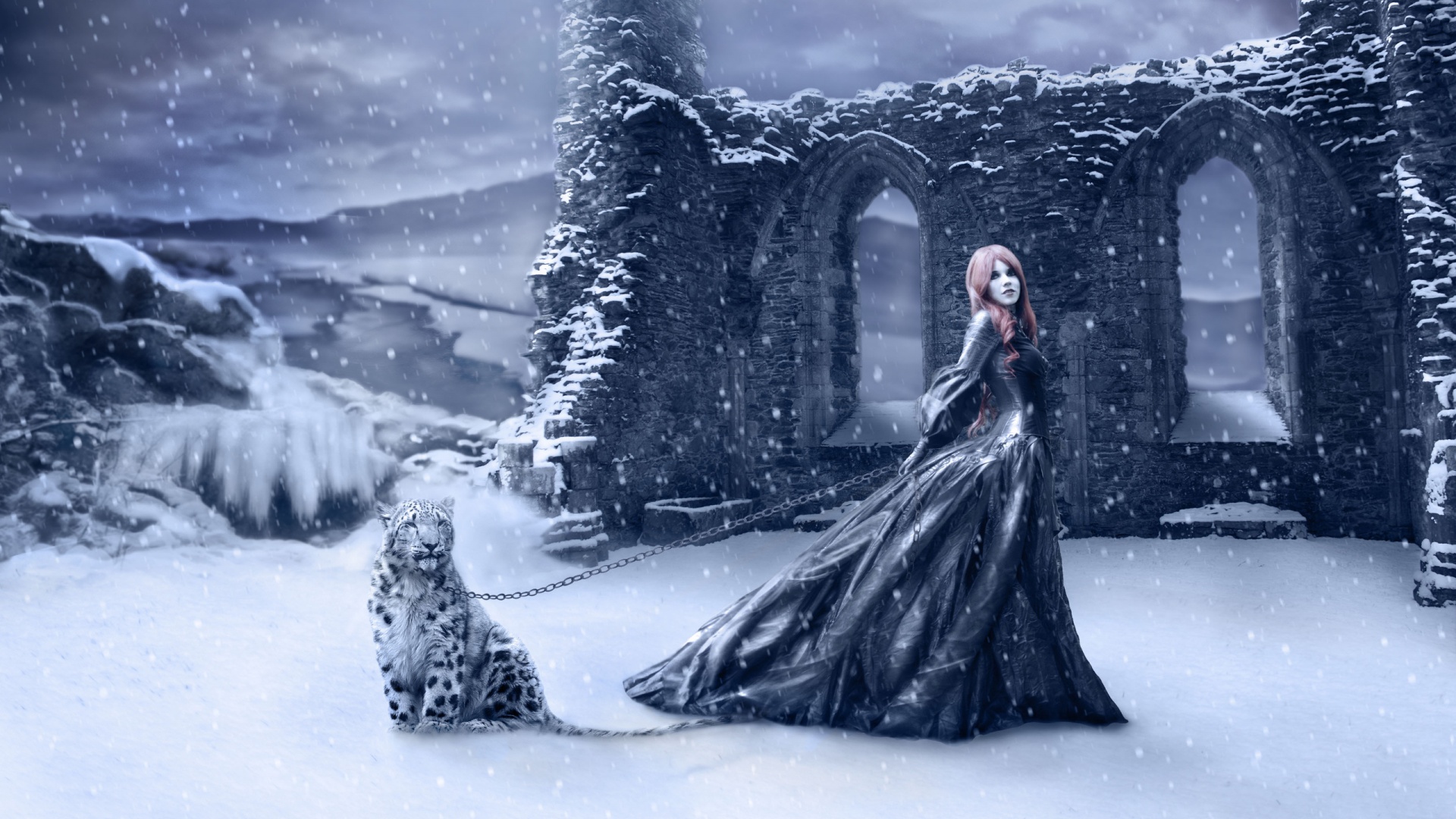 Fantasy Winter - Fantasy Winter Wallpaper Hd , HD Wallpaper & Backgrounds