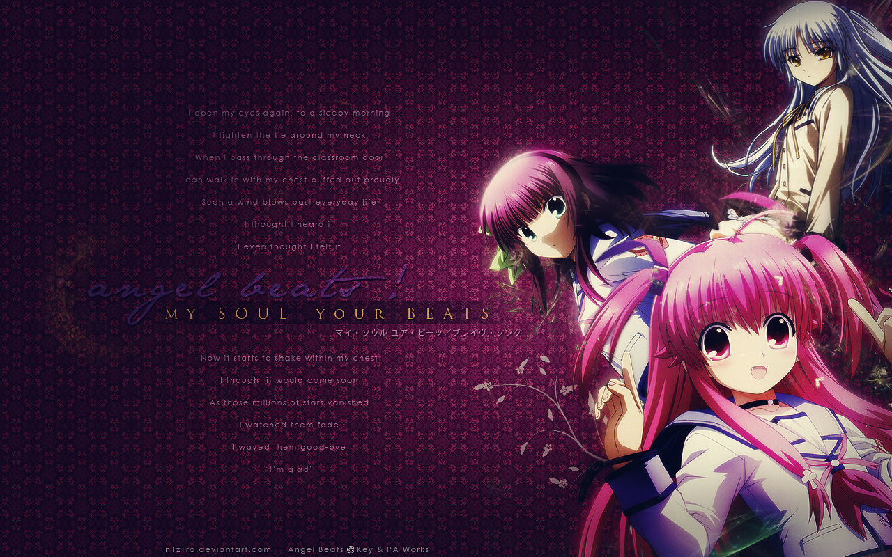 Yuri Nakamura Angel Beats Wallpaper - Angel Beats Keren Hd , HD Wallpaper & Backgrounds