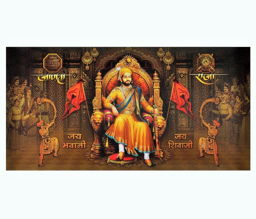Chhatrapati Shivaji Maharaj Maratha Warrior Sparkle - Chhatrapati Shivaji Maharaj Frame , HD Wallpaper & Backgrounds