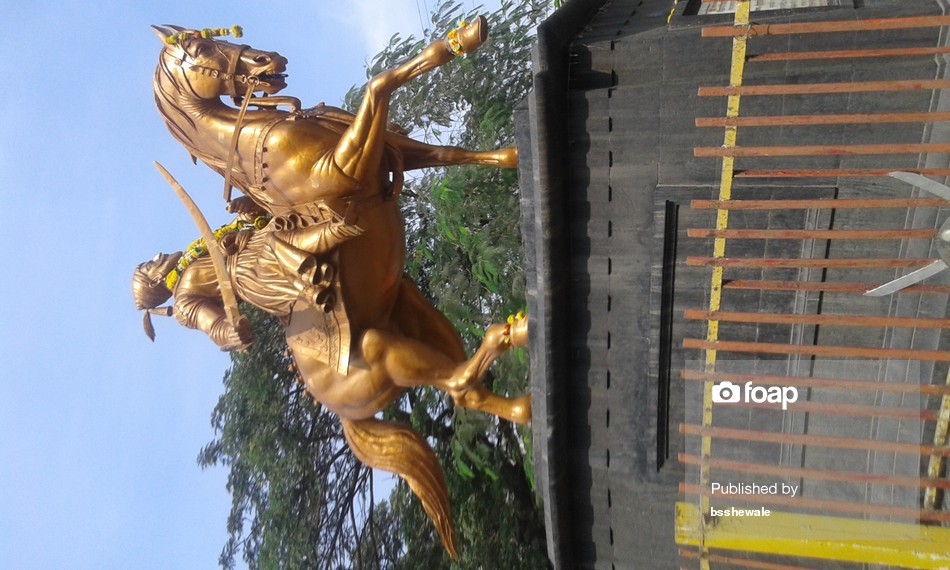 Statue Of Maratha King Shivaji Maharaj - Shivaji Maharaj Statue In Sangli , HD Wallpaper & Backgrounds
