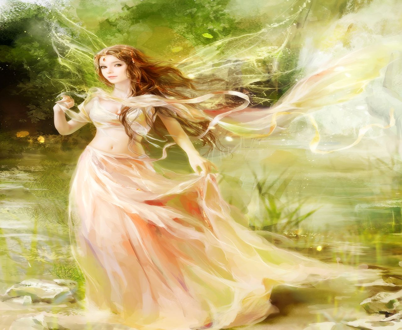 Fairy Woman, Alone, Beauty, Butterfly Wings, Cool, - Mystical Cover Photo Facebook , HD Wallpaper & Backgrounds