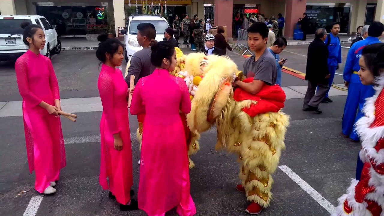 Lunar New Year Parade-girl Can Lion Dance - Lion Dance , HD Wallpaper & Backgrounds