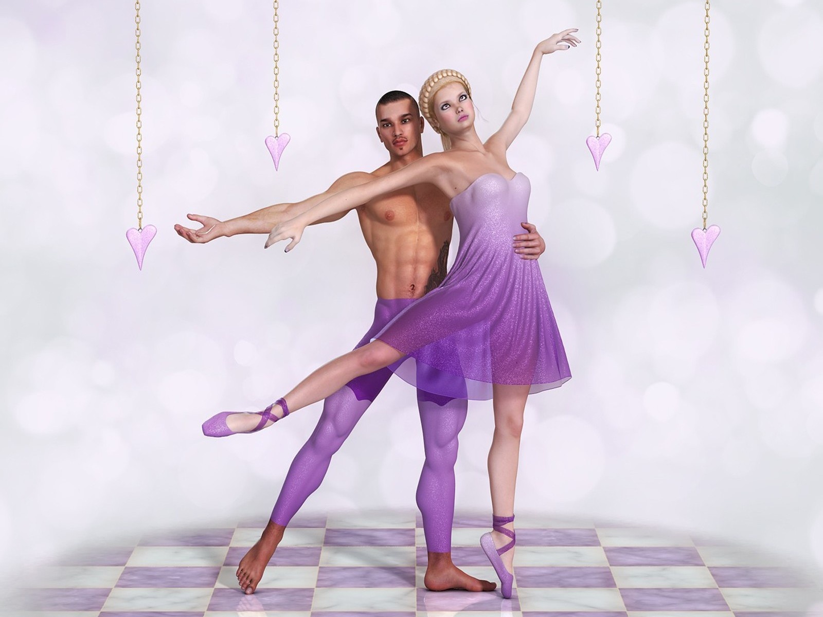 3d Ballet Dancer - Ballet Dance , HD Wallpaper & Backgrounds