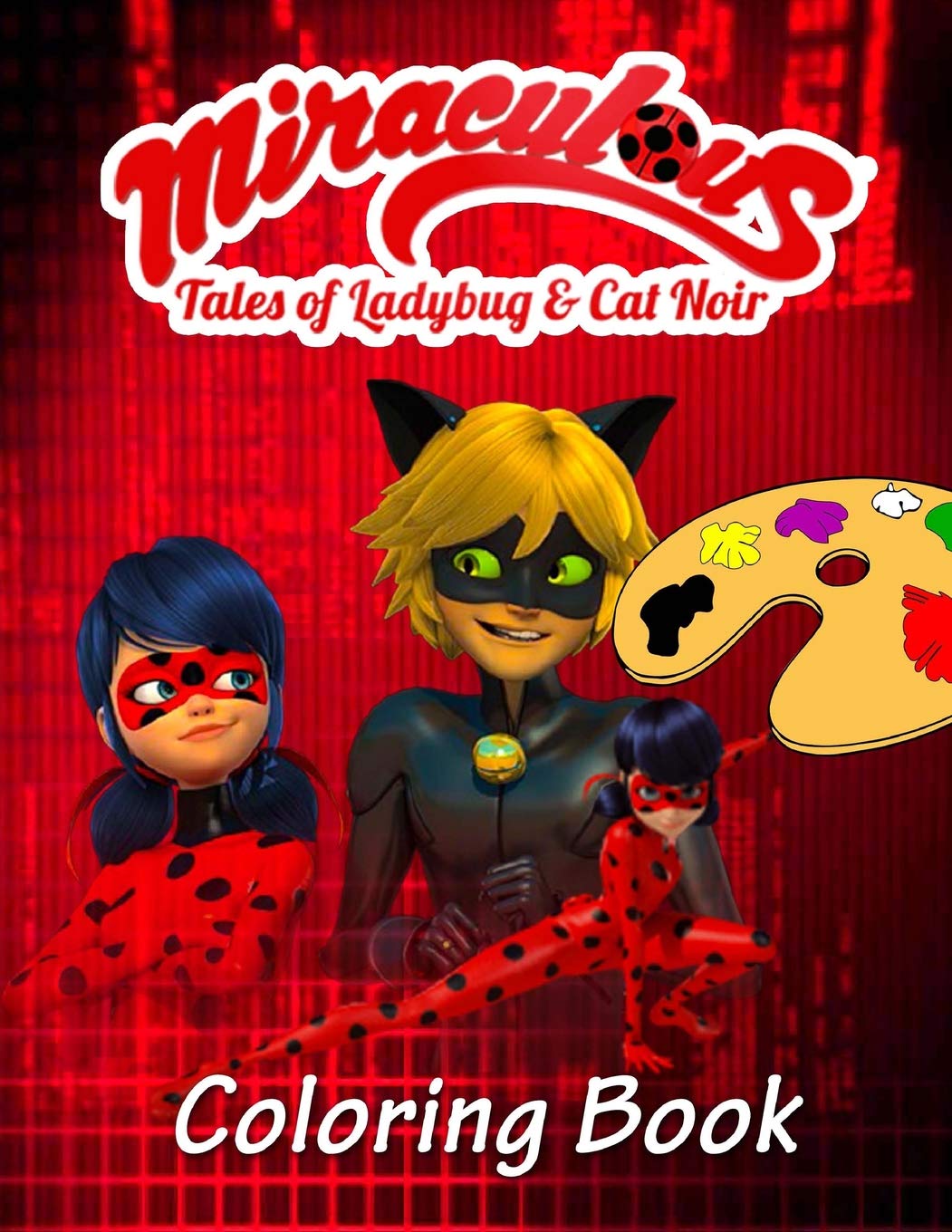 Miraculous Tales Of Ladybug And Cat Noir Coloring Book - Amazon Miraculous Ladybug Activity Book , HD Wallpaper & Backgrounds