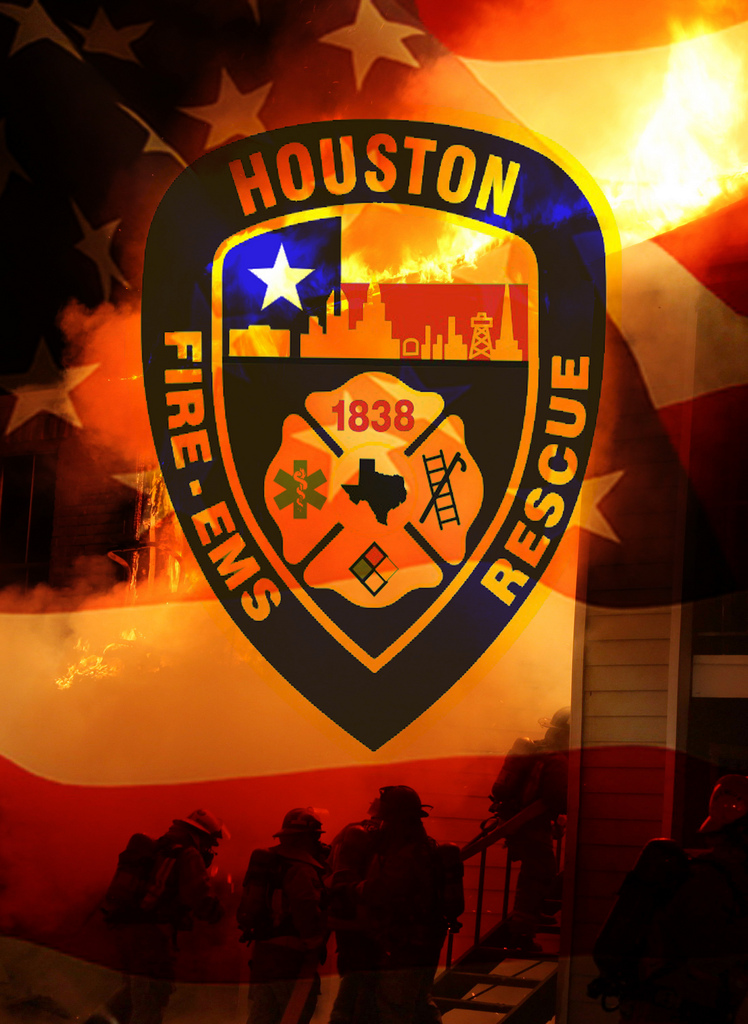 The Houston Fire Department - Houston Fire Dept Logo , HD Wallpaper & Backgrounds