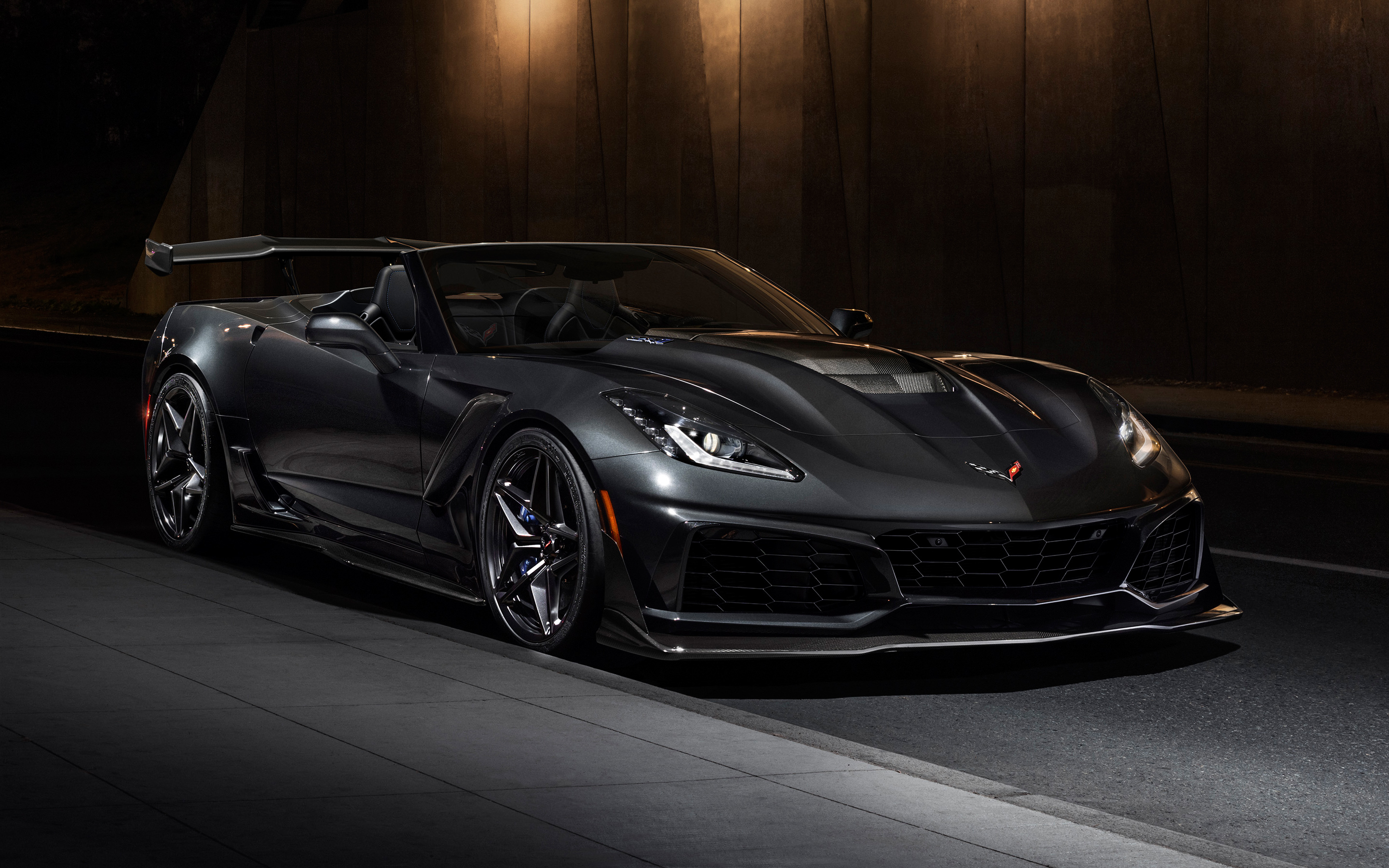 2019 Chevrolet Corvette Zr1 Convertible - 2019 Corvette Zr1 Convertible , HD Wallpaper & Backgrounds