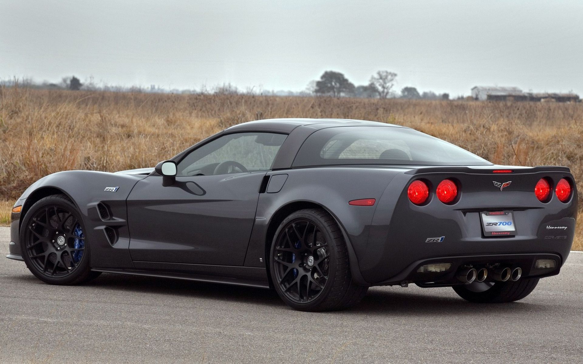 Chevrolet Corvette C6 Zr1 Black - Chevrolet Corvette Zr1 2013 , HD Wallpaper & Backgrounds