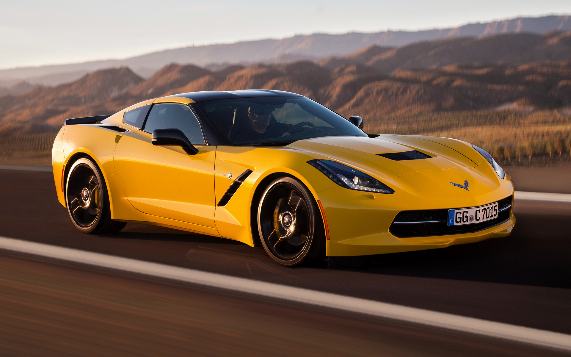 Chevrolet Corvette Stingray - Chevrolet Corvette Stingray 2015 Hd , HD Wallpaper & Backgrounds