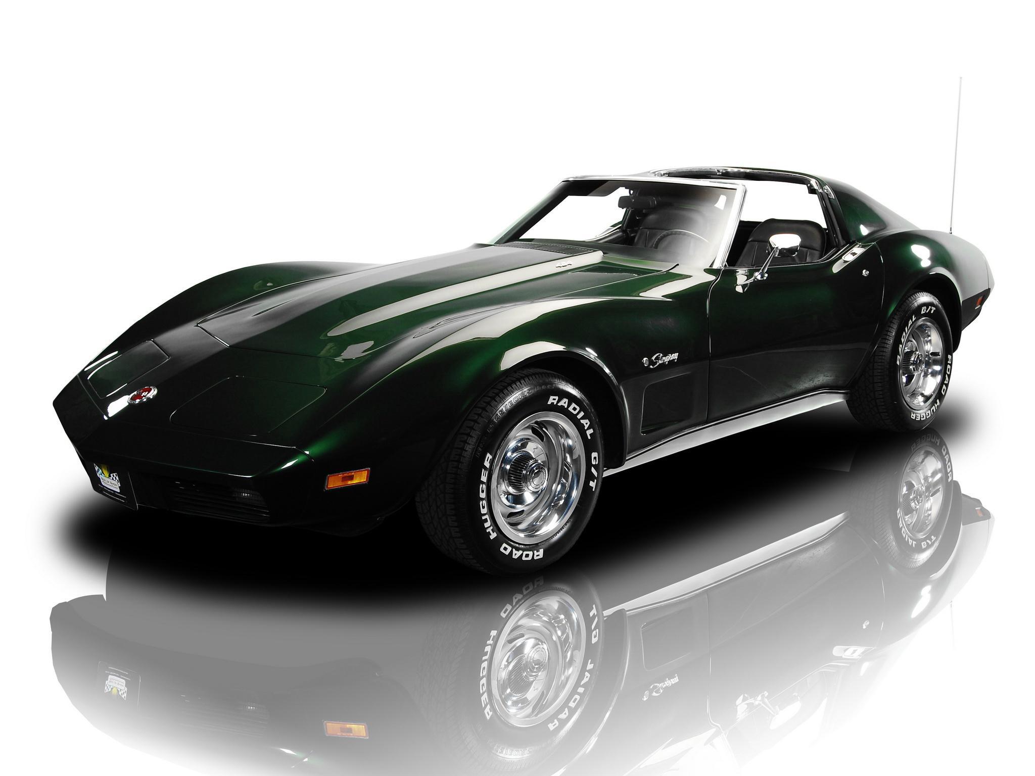 Corvette Stingray '1974 - Chevrolet Corvette Stingray 74 , HD Wallpaper & Backgrounds