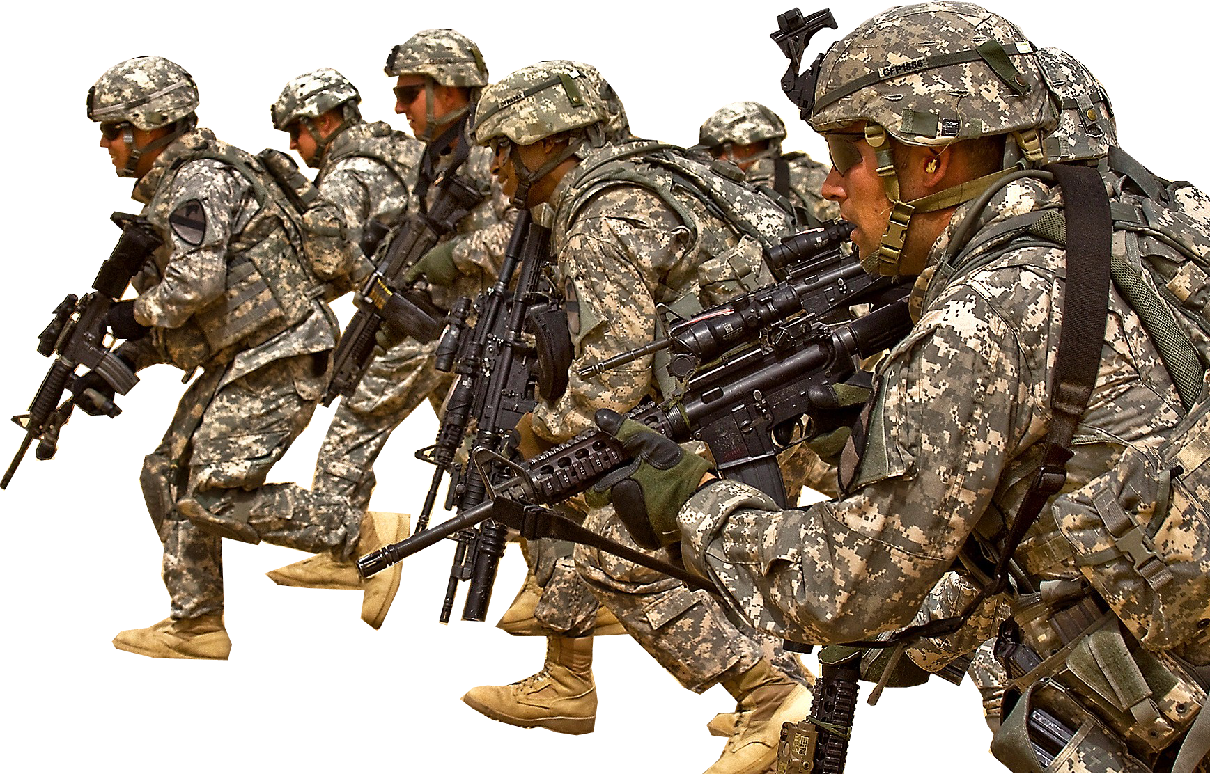 Soldiers Clipart Foji - Army Soldiers Png , HD Wallpaper & Backgrounds