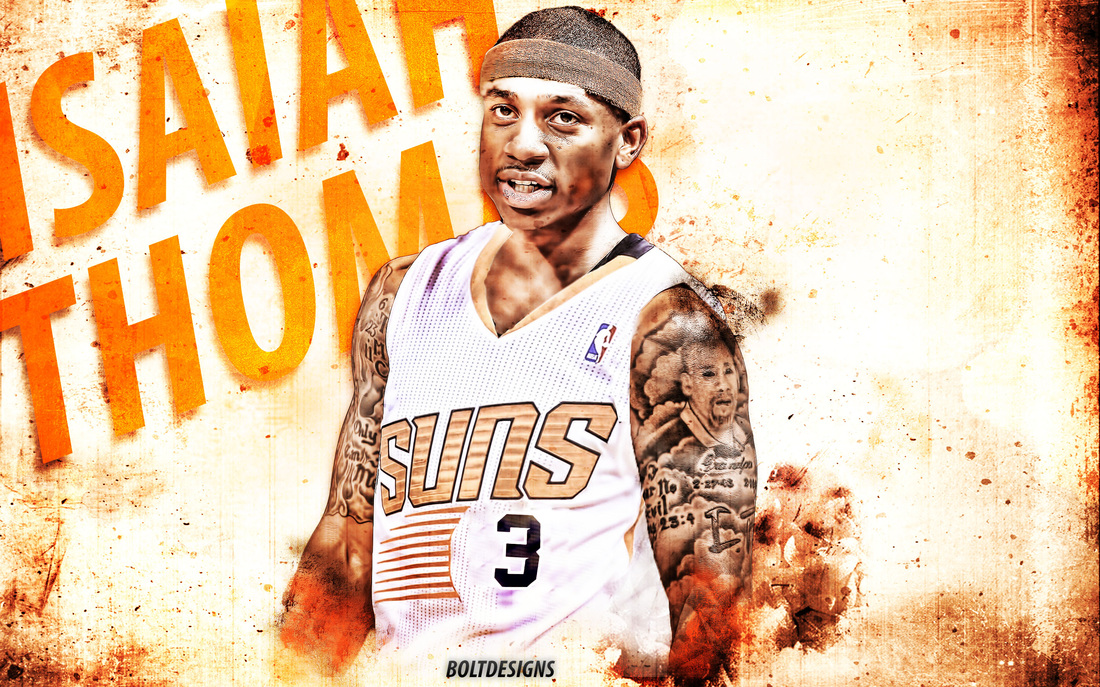 Isaiah, Thomas, Walllpaper, For, Suns - Poster , HD Wallpaper & Backgrounds