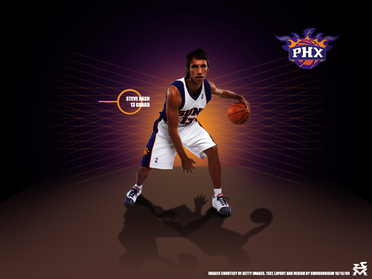 Phoenix Suns Wallpaper Hd - Steve Nash Phoenix Suns , HD Wallpaper & Backgrounds