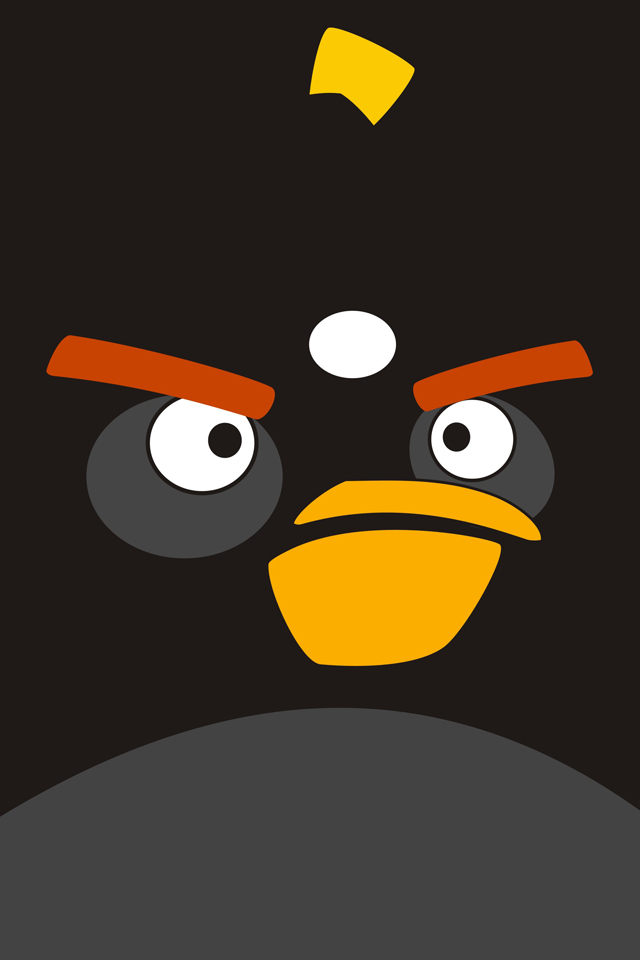 Angry Bird Bomb Face , HD Wallpaper & Backgrounds