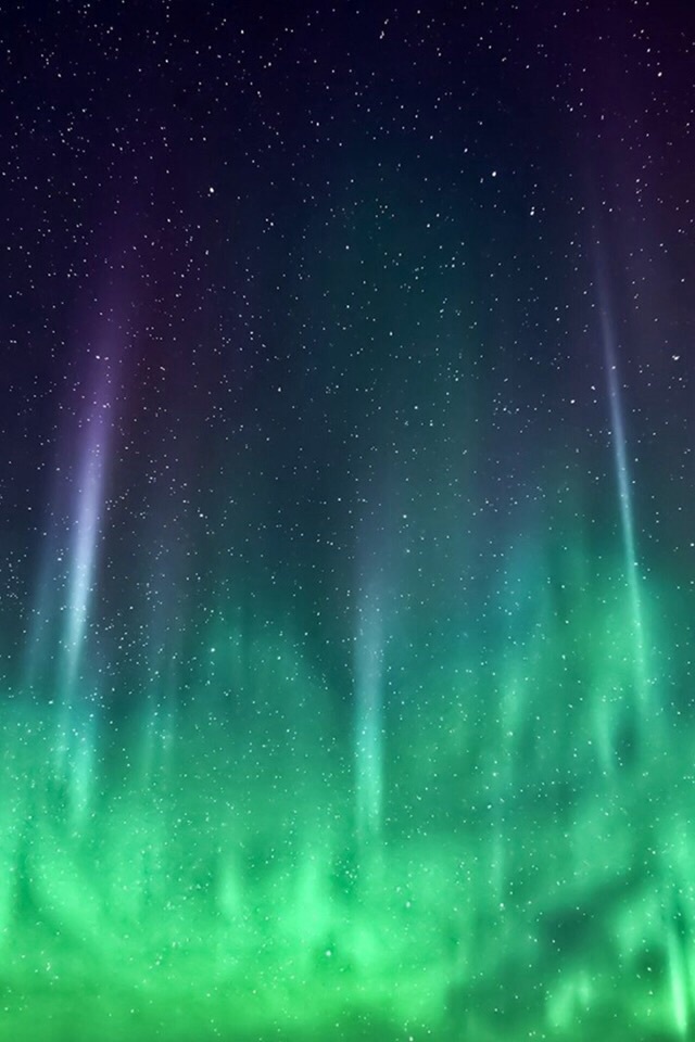Ios 7 Northern Lights , HD Wallpaper & Backgrounds