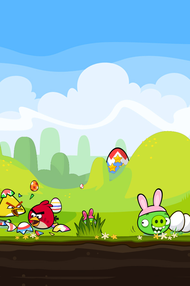 Angry Birds Seasons Easter , HD Wallpaper & Backgrounds