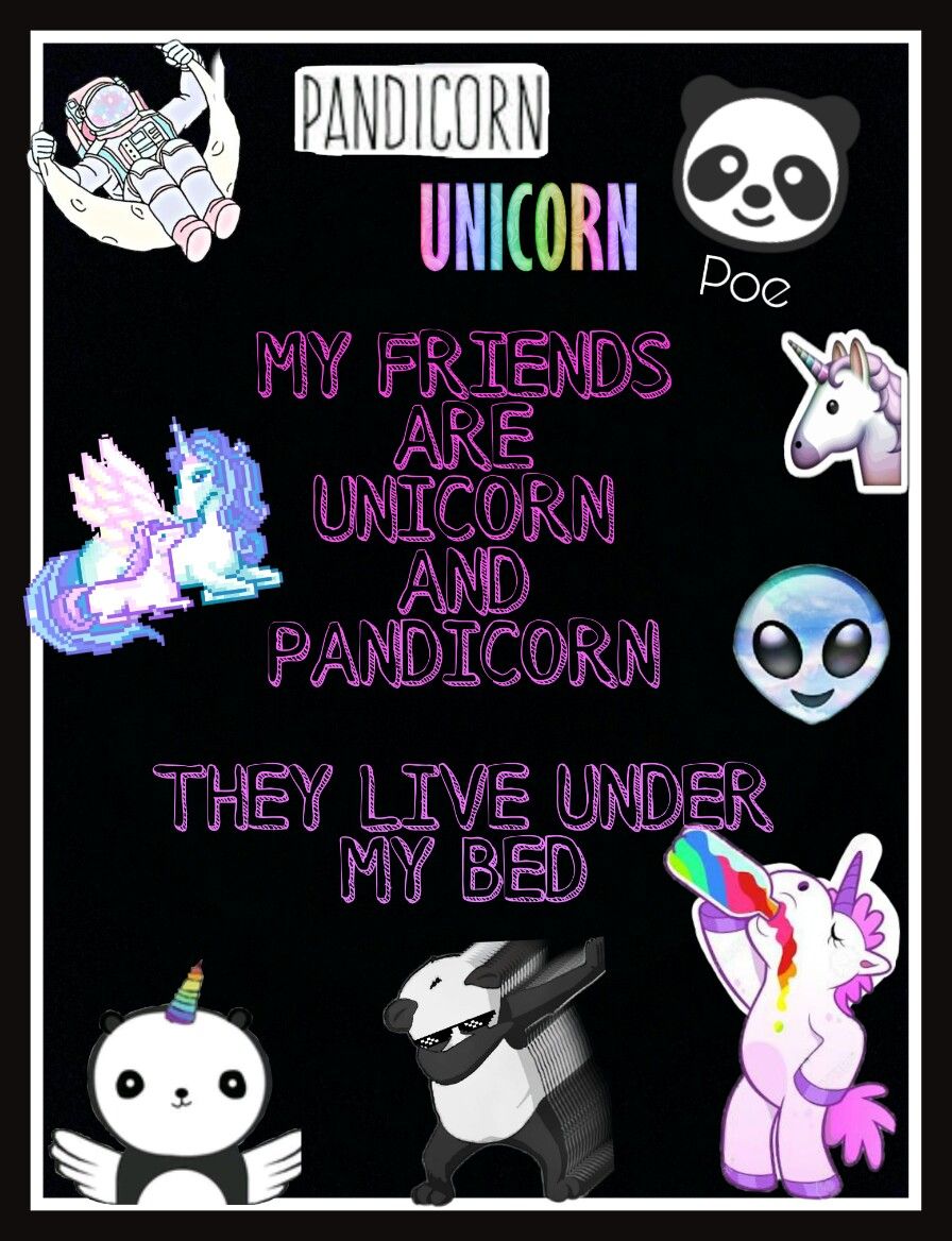 #freetoedit #pandicorn #unicorn #believe #alien #wallpaper - Am Pandicorn , HD Wallpaper & Backgrounds