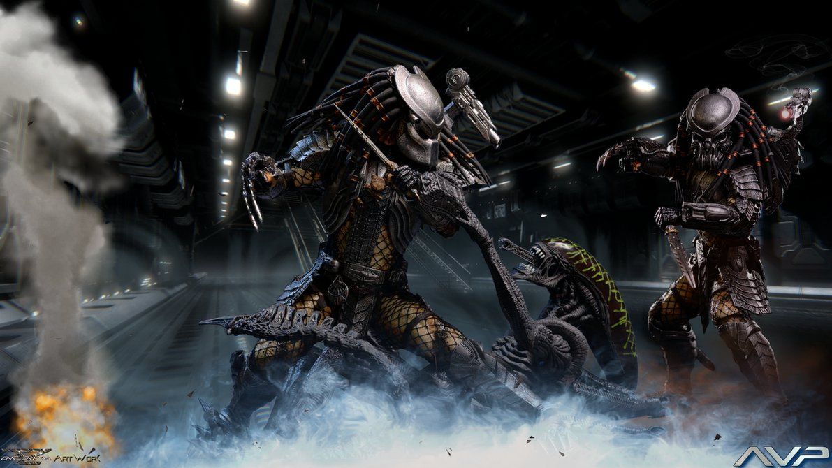 Aliens Vs Predator Hd Wallpaper - Alien Vs Predator 1 Hd , HD Wallpaper & Backgrounds