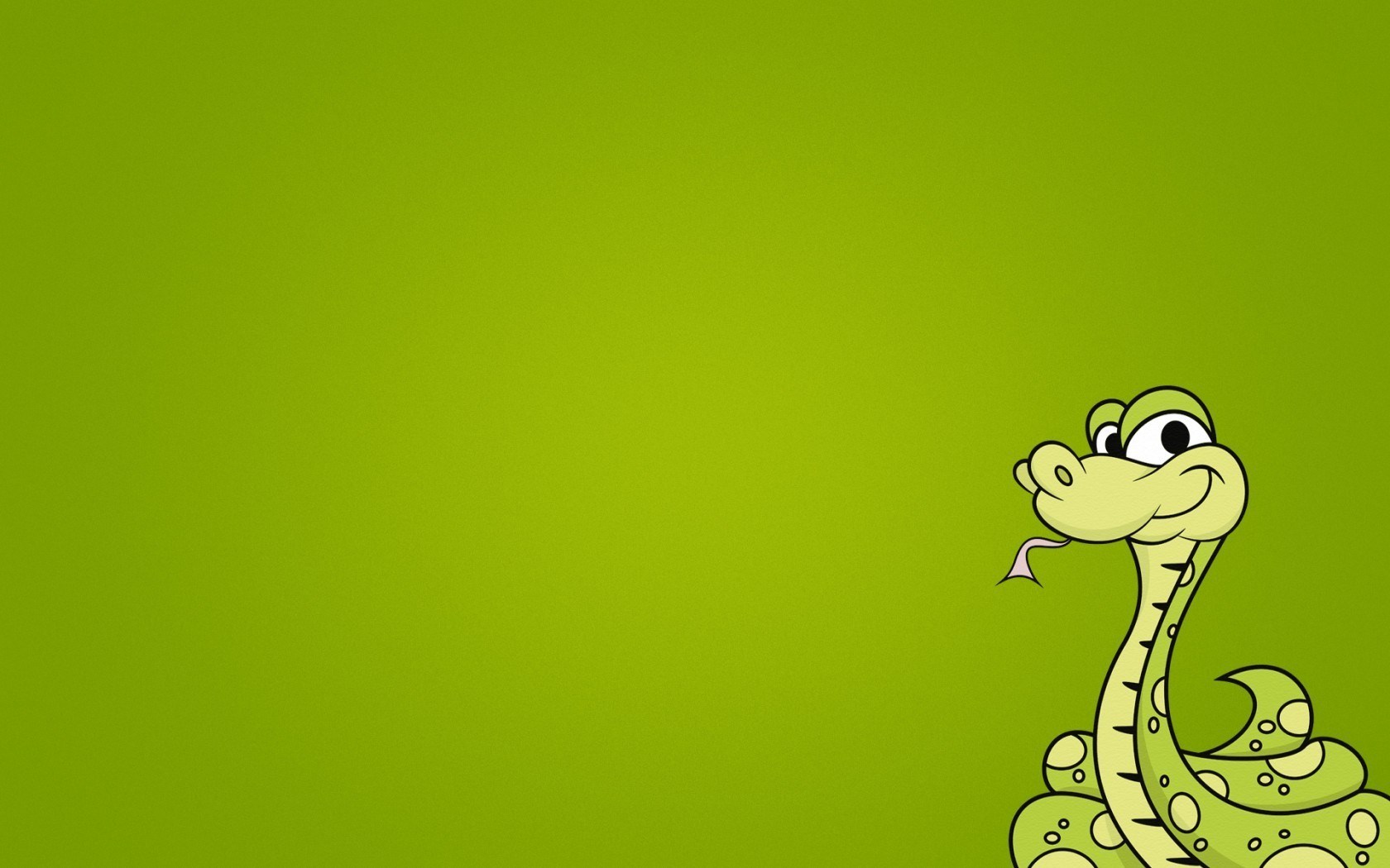 Download Funny Alien Wallpaper Gallery - Snake Cartoon Green Background , HD Wallpaper & Backgrounds