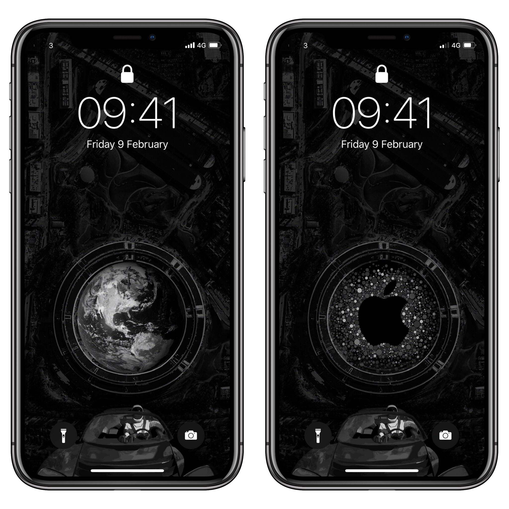 Made Iphone X Wallpapers With Starman Driving Away Earth 2079821 Hd Wallpaper Backgrounds Download