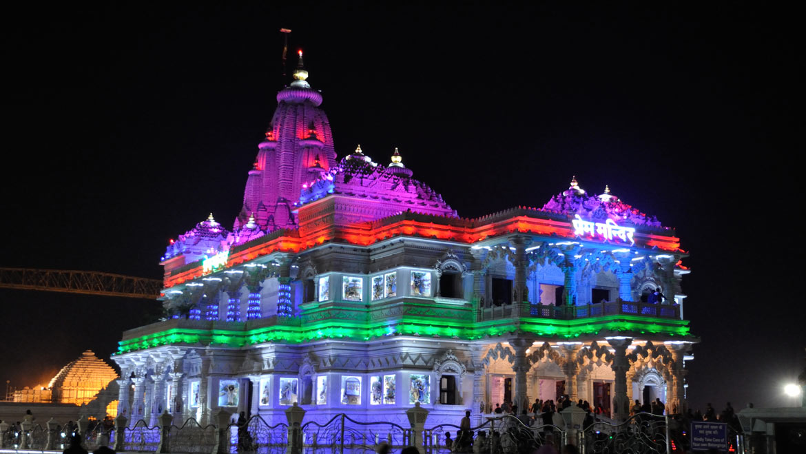 20 Famous Temples In Mathura And Vrindavan - Mathura To Vrindavan , HD Wallpaper & Backgrounds