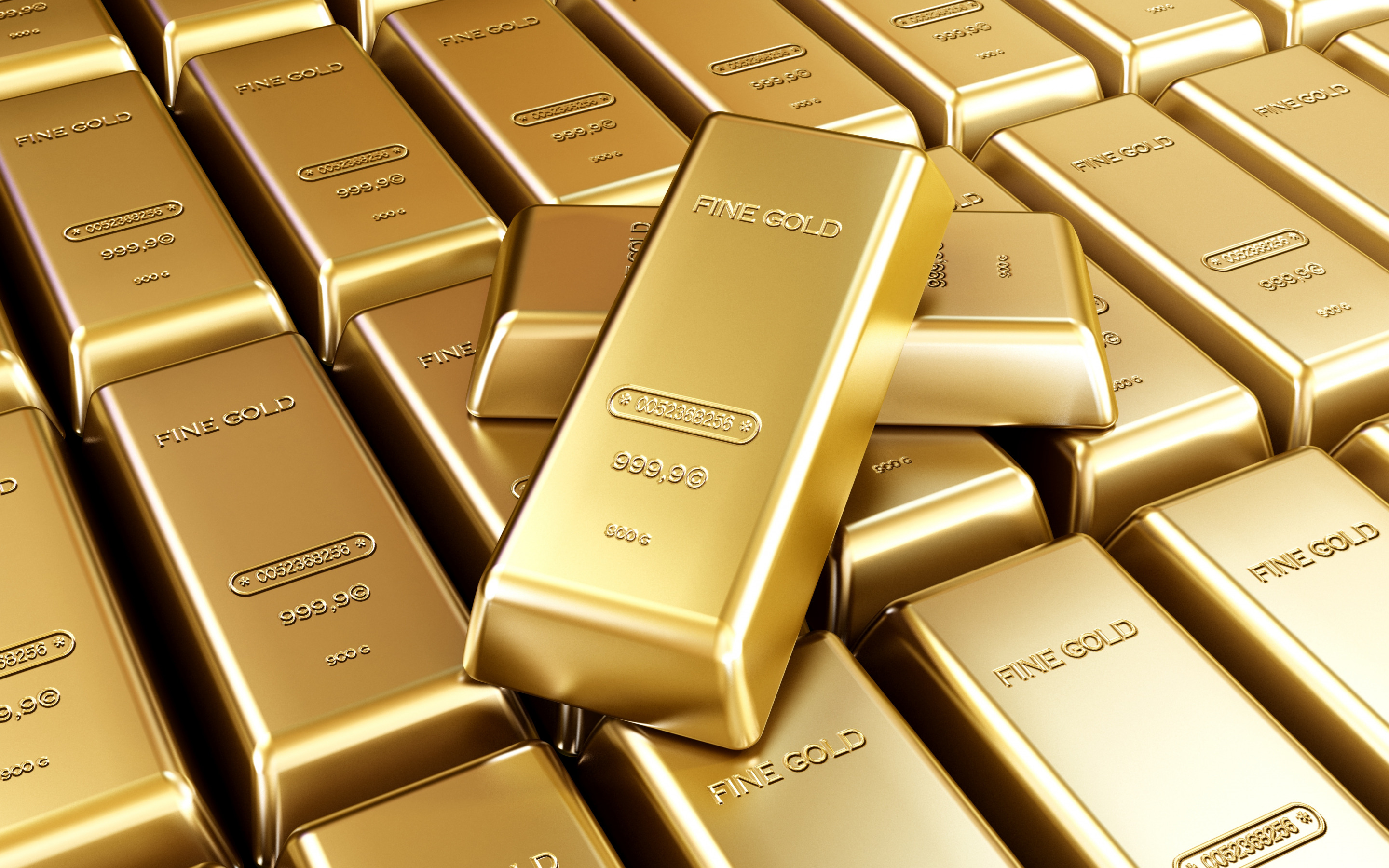 Gold Bars, Gold And Currency Reserves Concepts, 3d - Ingot , HD Wallpaper & Backgrounds