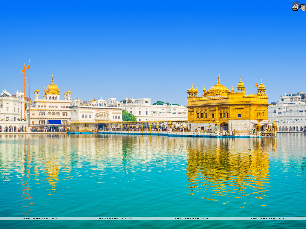 Wallpaper Hd Golden - Golden Temple Amritsar , HD Wallpaper & Backgrounds