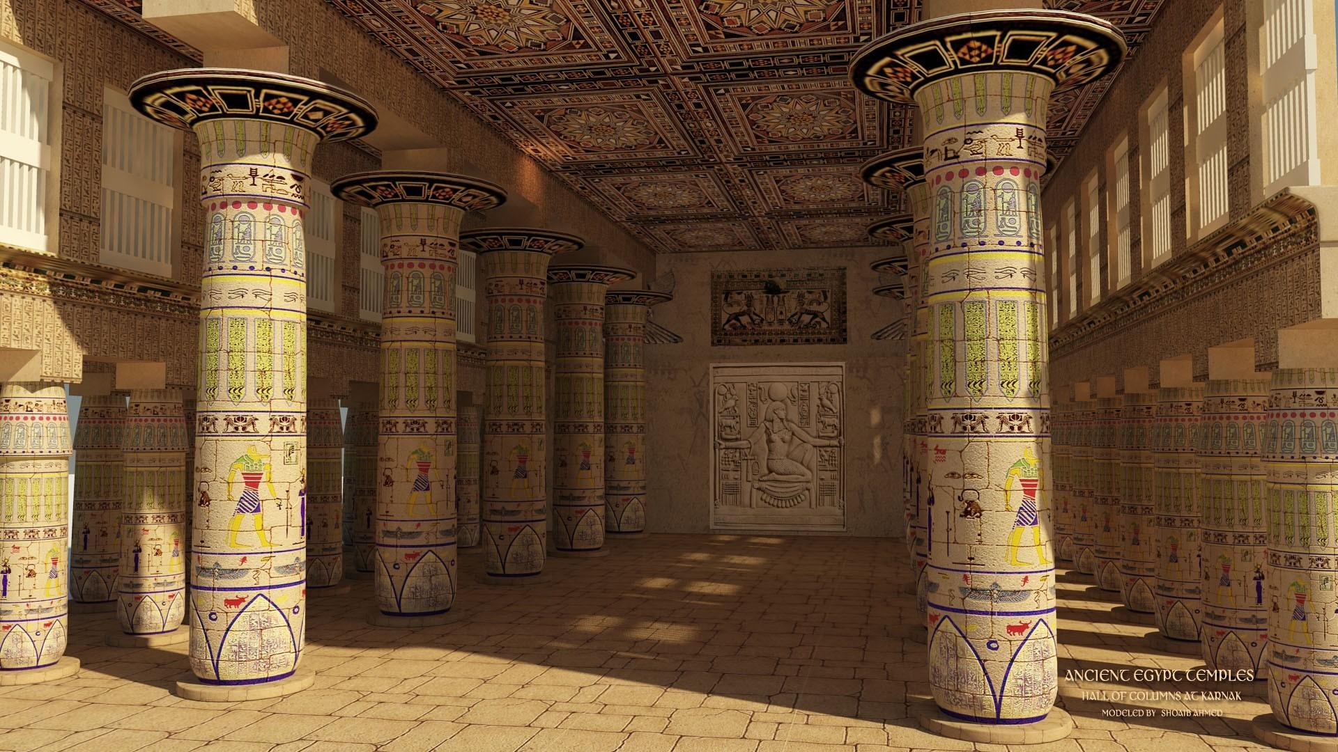 Golden Temple Live Wallpaper - Ancient Egyptian Temple Interior , HD Wallpaper & Backgrounds