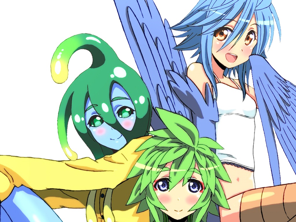 Suu, The Slime Girl Of Monster Musume - Monster Musume Papi Ans Sue , HD Wallpaper & Backgrounds