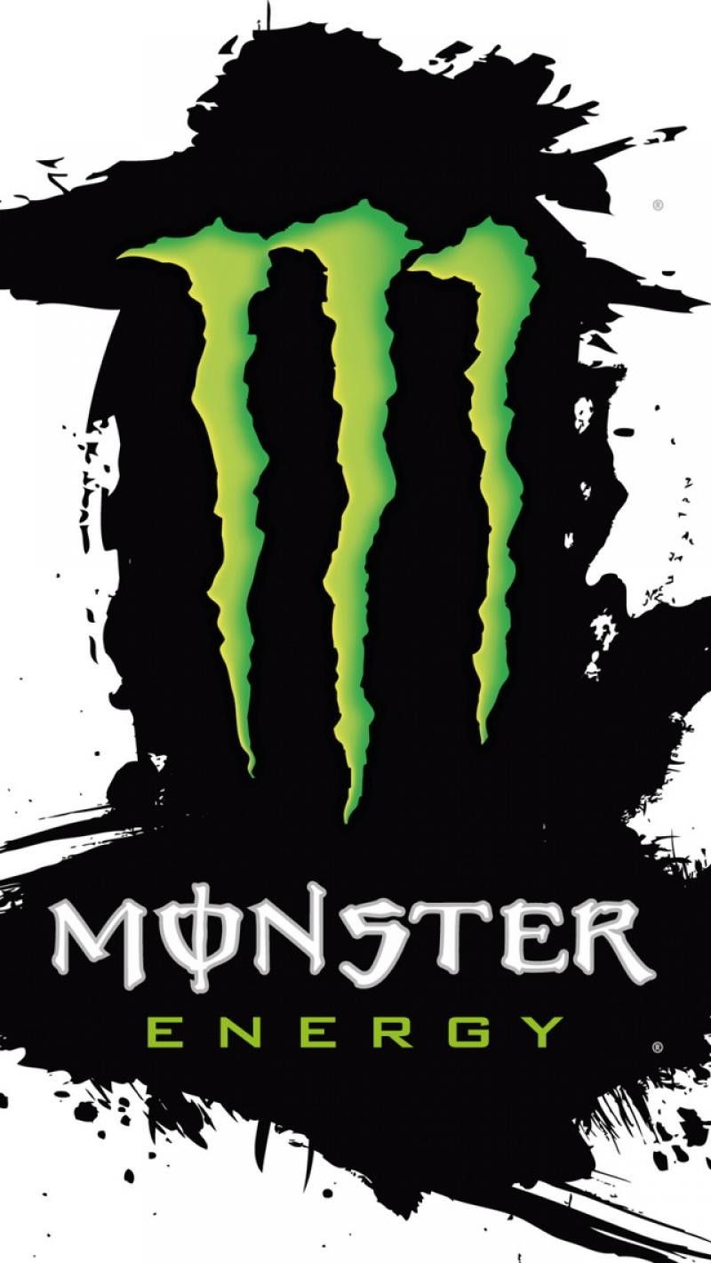 Monster Energy Wallpaper For Iphone - Monster Energy Png Logo , HD Wallpaper & Backgrounds