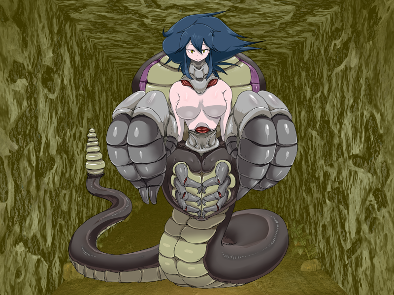 Cobra Girl - Monster Girl Cobra , HD Wallpaper & Backgrounds