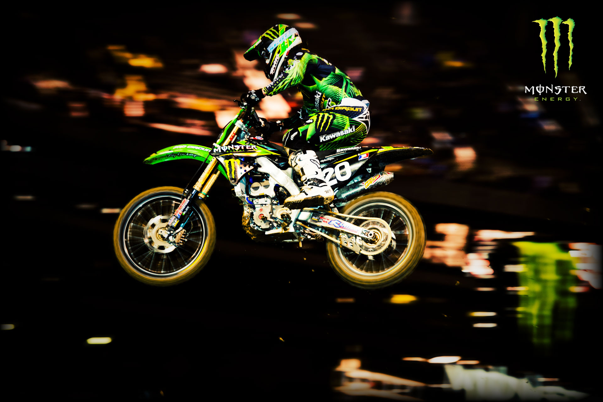 Oaklan Cox Monster Energy Wallpaper - Dirt Bikes Wallpaper Monster , HD Wallpaper & Backgrounds