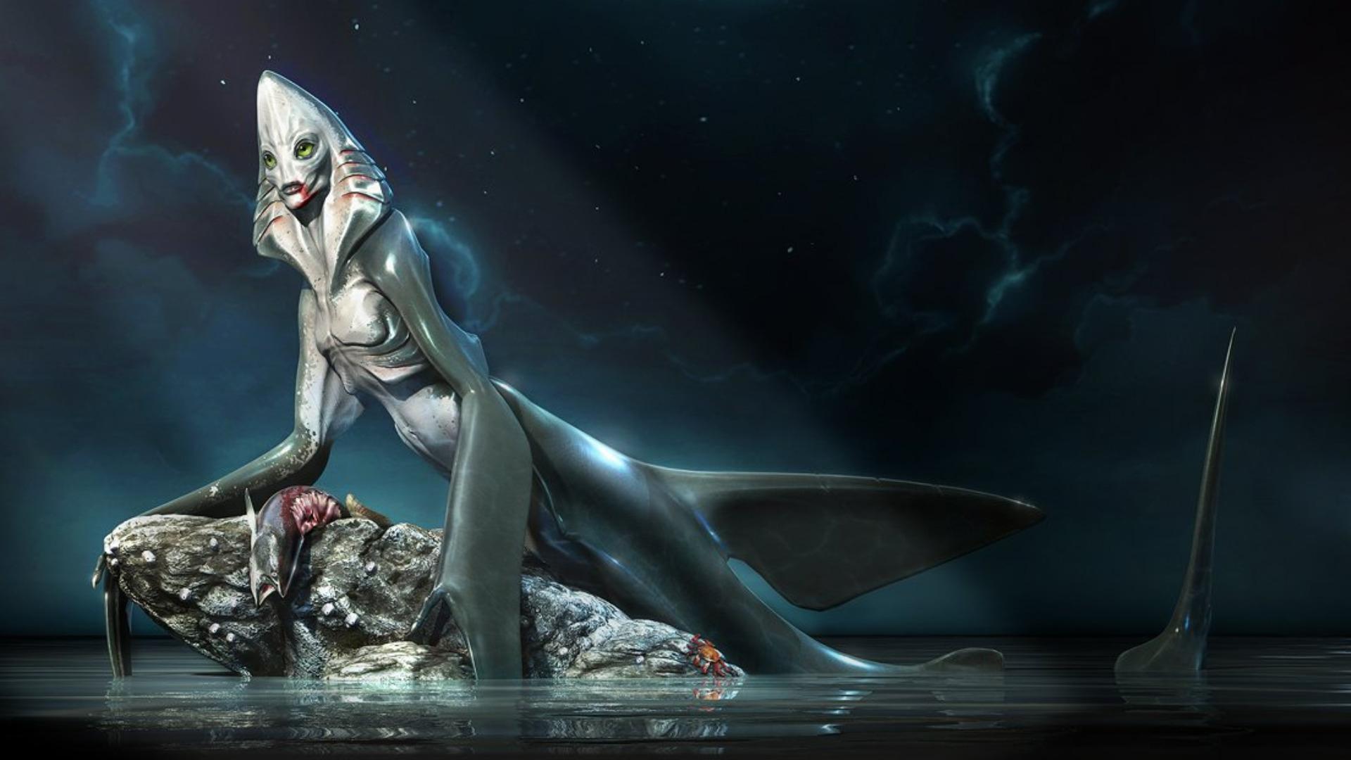 Sea Monster Wallpapers For Android Shark Siren 2083132 Hd Images, Photos, Reviews