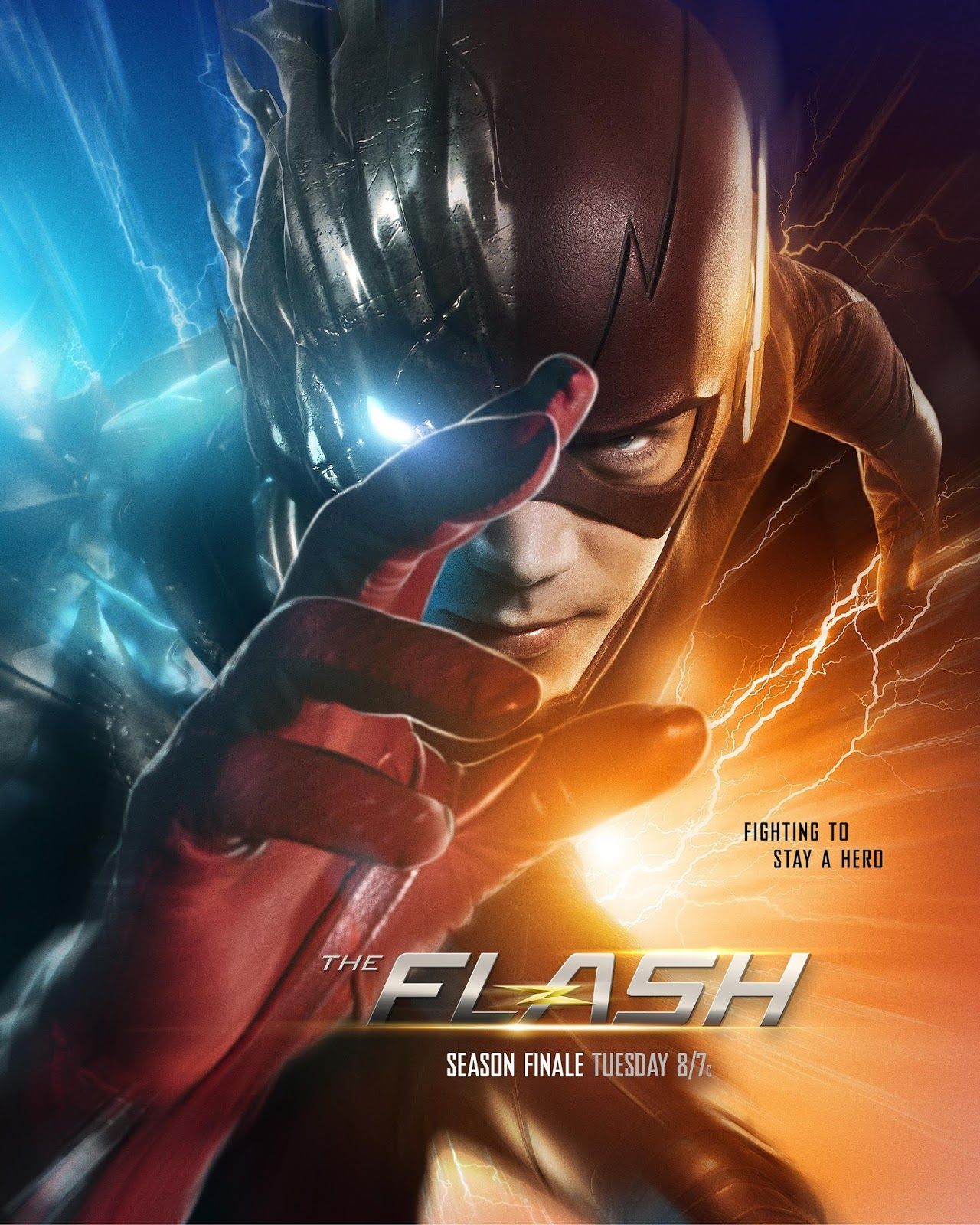 The Flash And Savitar Poster - Flash Season 3 Poster , HD Wallpaper & Backgrounds