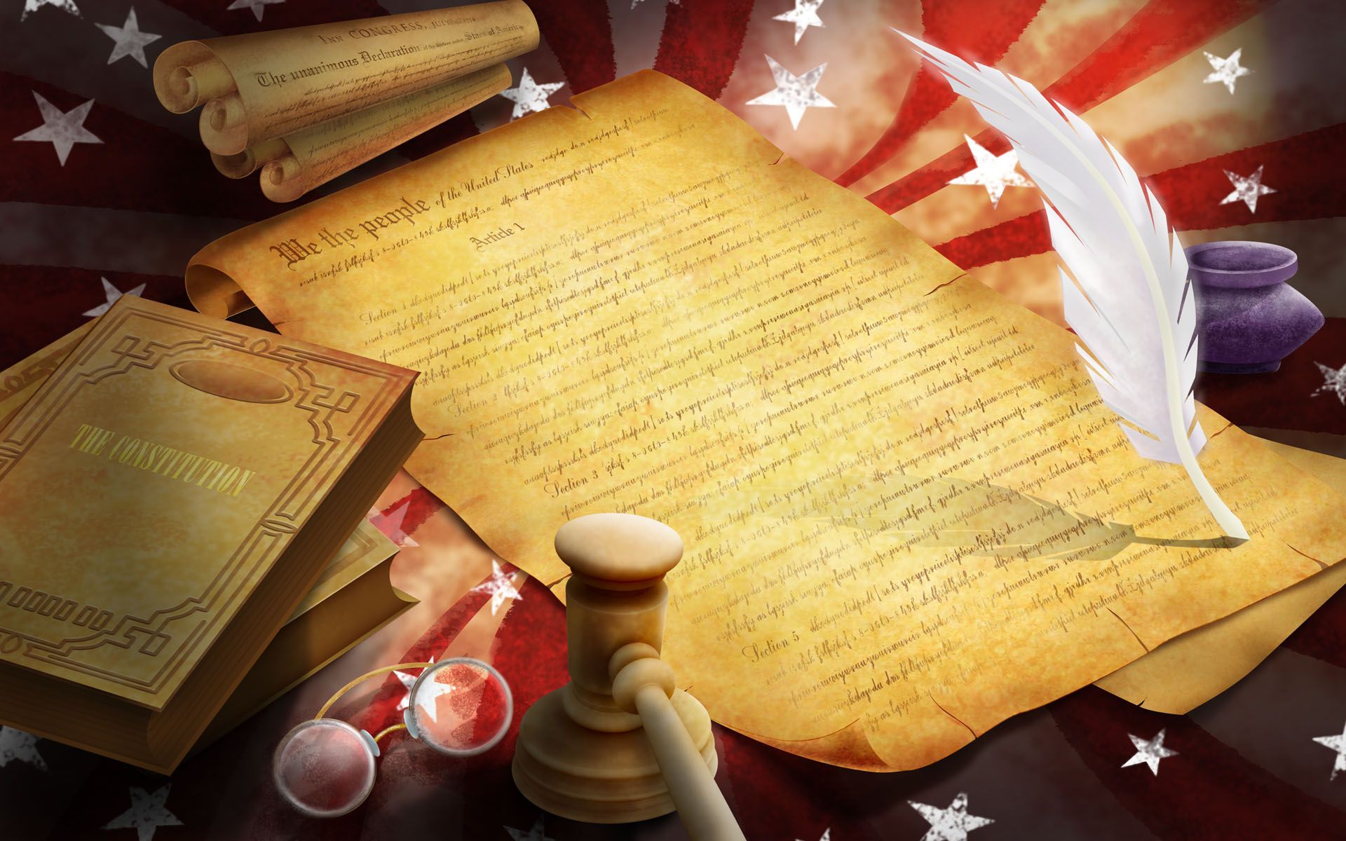 Constitution Wallpapers And Images - Us Constitution , HD Wallpaper & Backgrounds