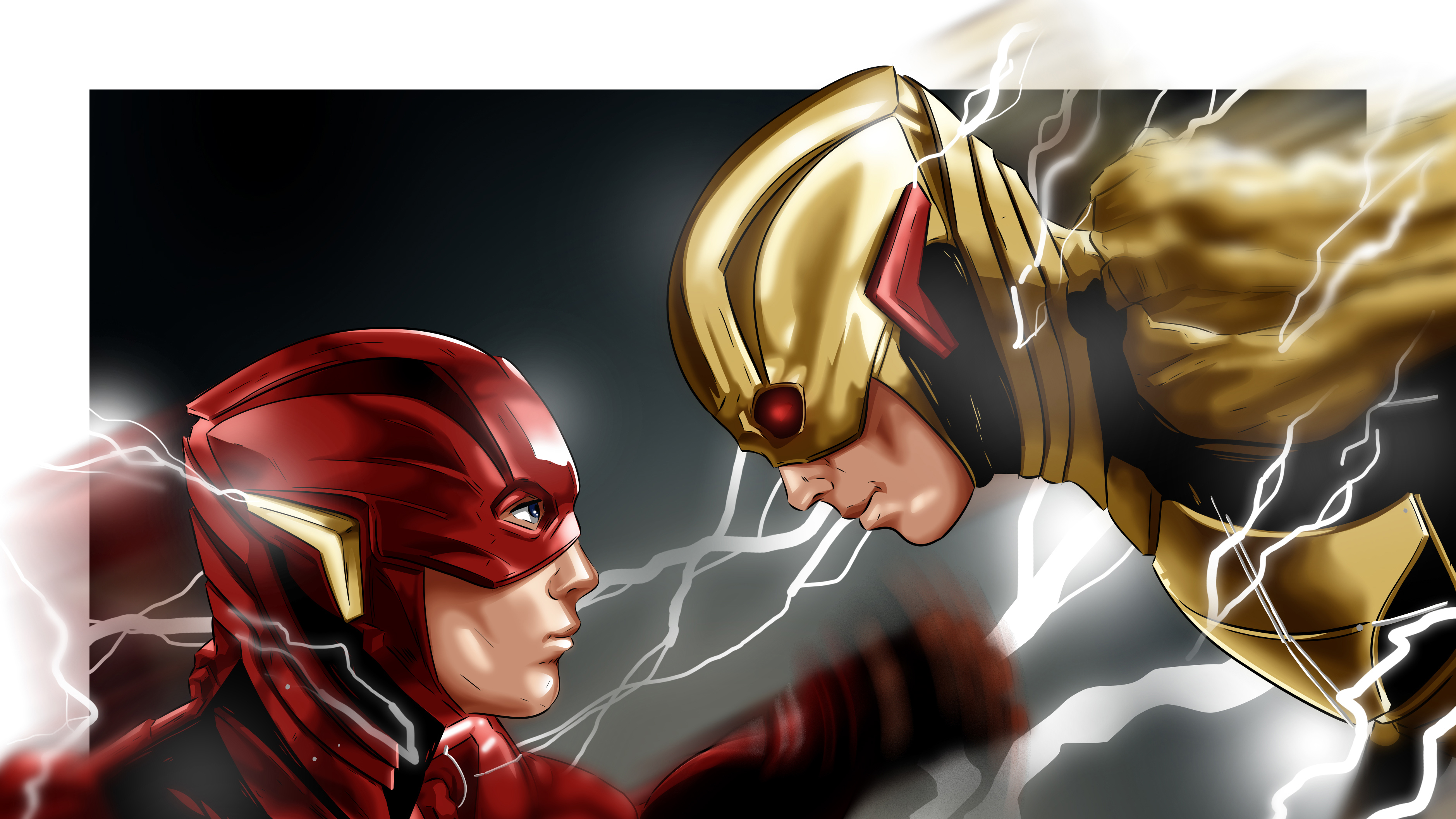 Flash Vs Reverse Flash 4k - Desktop Wallpaper Reverse Flash , HD Wallpaper & Backgrounds