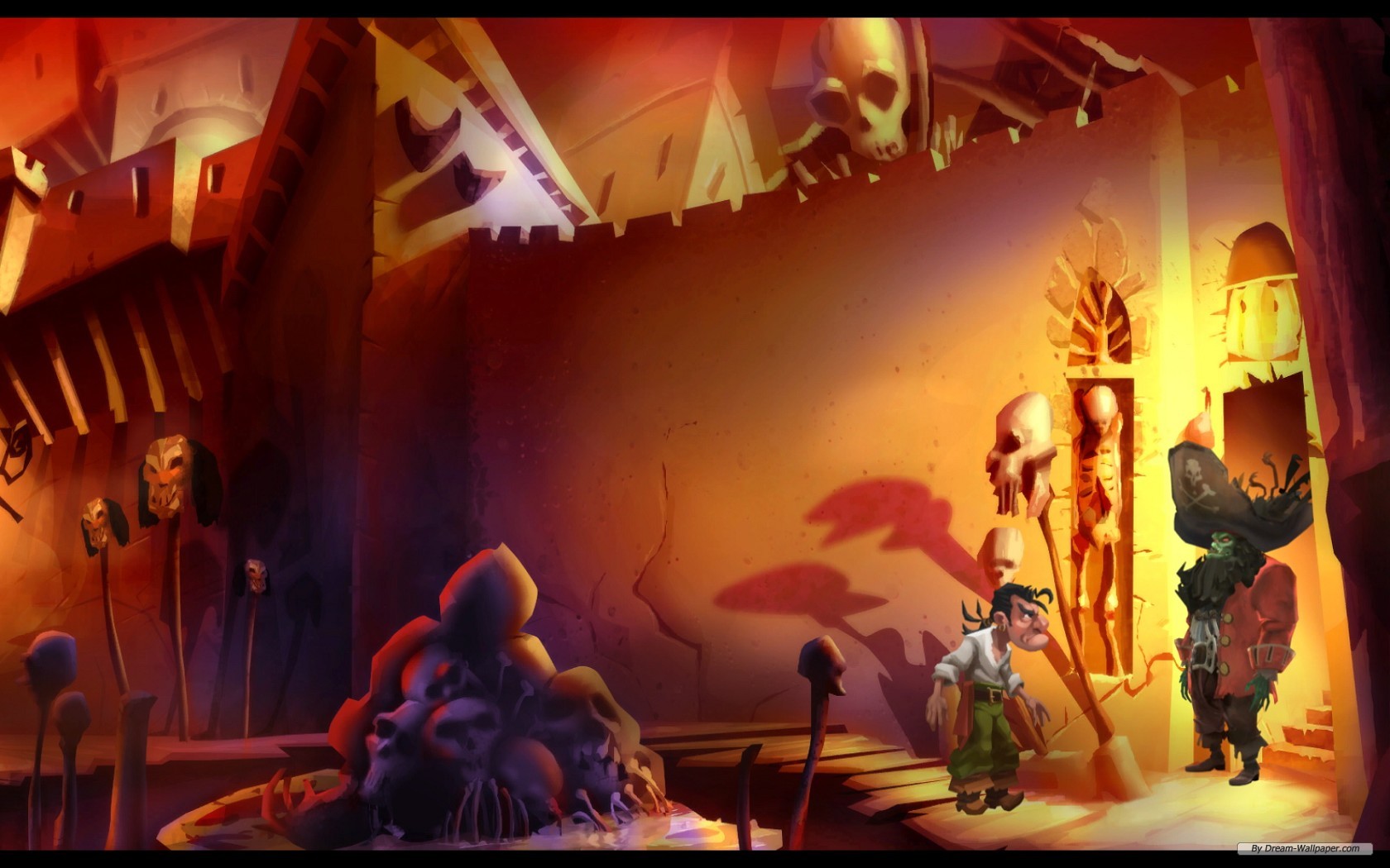 Free Game Wallpaper - Monkey Island , HD Wallpaper & Backgrounds
