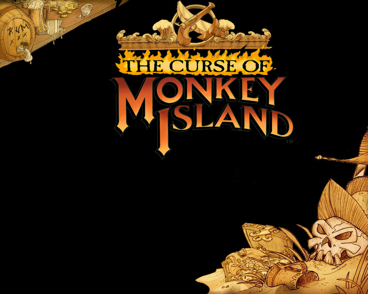 Download Normal Screen - Curse Of Monkey Island Logo , HD Wallpaper & Backgrounds