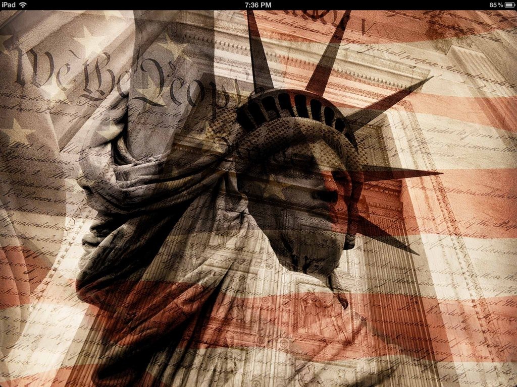 July 4 Liberty Ipad Wallpaper - Statue Of Liberty , HD Wallpaper & Backgrounds