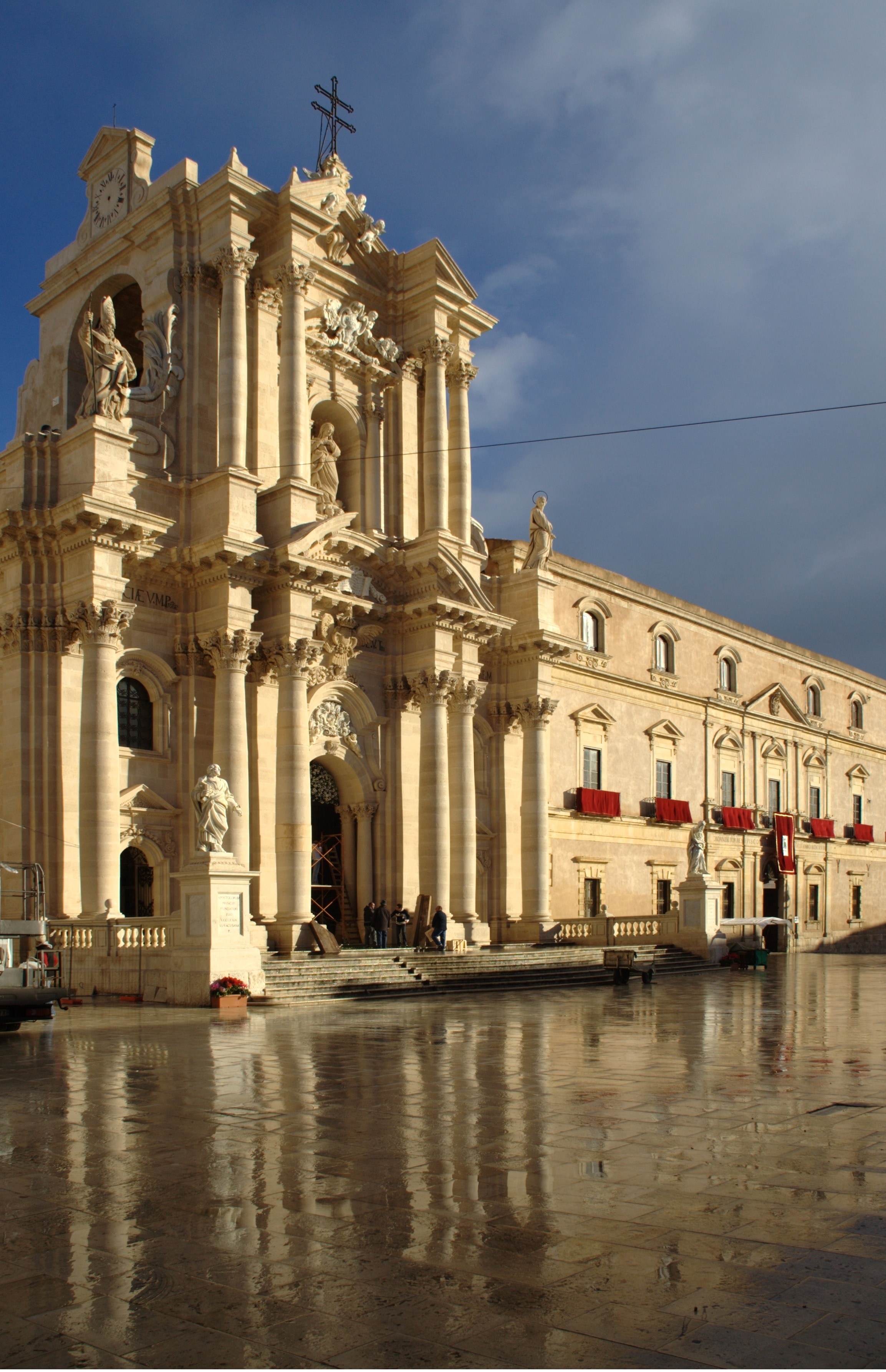 Sicily, Siracusa, Italy, Architecture, Built Structure - Piazza Duomo Square , HD Wallpaper & Backgrounds
