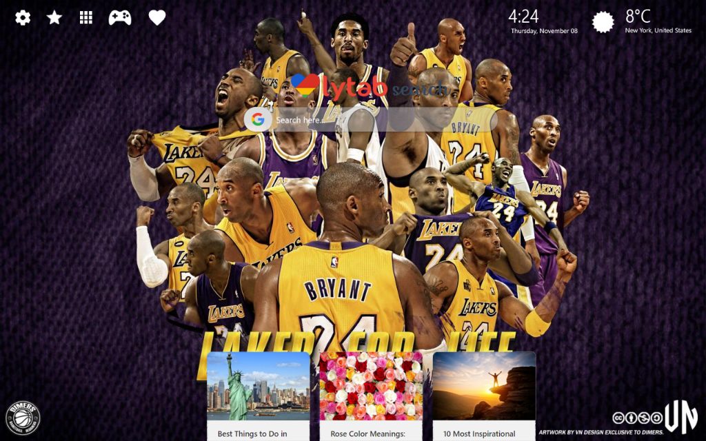 Kobe Bryant Hd Wallpapers New Tab Theme - Kobe Bryant Lebron James Lakers , HD Wallpaper & Backgrounds