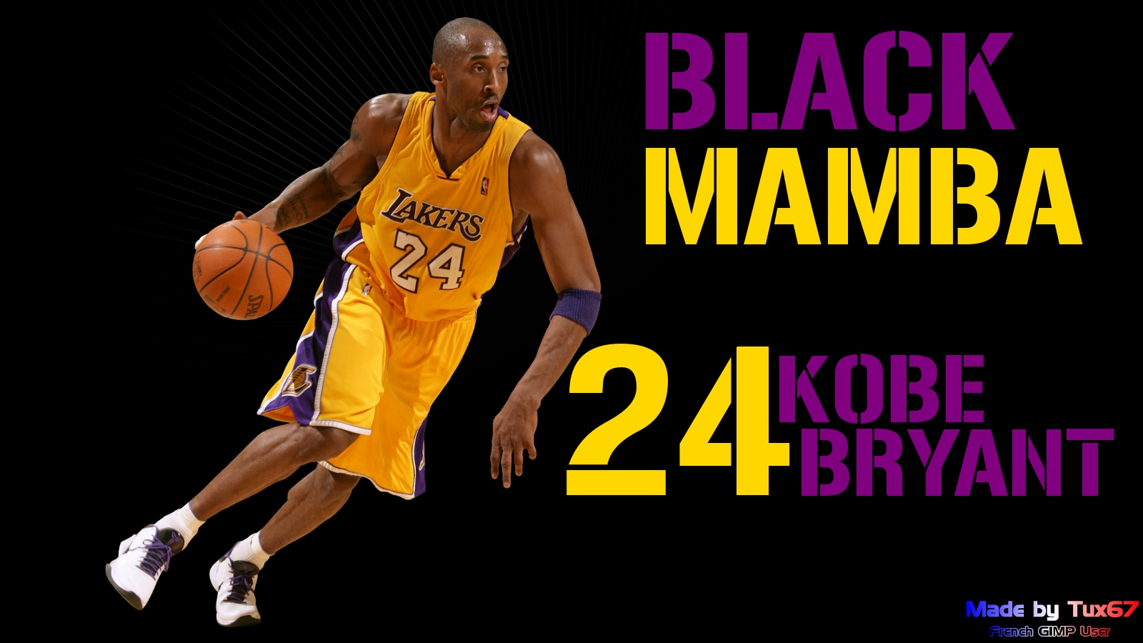 Kobe Bryant Black Mamba Wallpapers High Quality - Kobe Bryant Lakers Wallpaper Hd , HD Wallpaper & Backgrounds