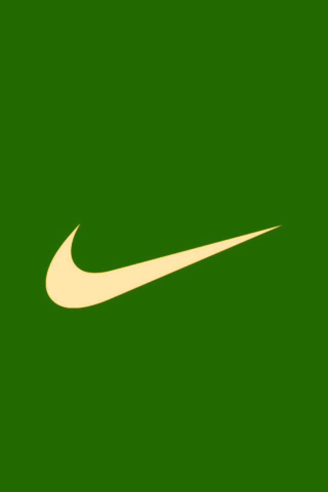 Nike Wallpaper Free - Nike Logo Green Background , HD Wallpaper & Backgrounds