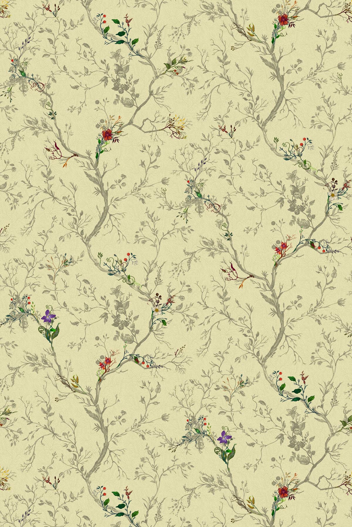 Ruskin Floral Wallpaper - Wallpaper , HD Wallpaper & Backgrounds