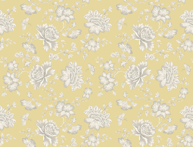 Fabled Floral Wallcovering - Wallpaper , HD Wallpaper & Backgrounds