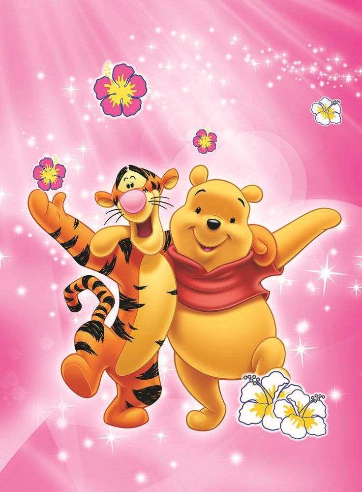 45 Best Winnie The Pooh Characters Images On Pinterest - Winnie The Pooh Pink , HD Wallpaper & Backgrounds