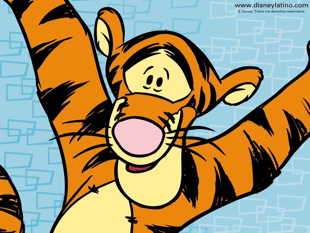 Winnie The Pooh Wallpaper With Anime Called Tigger - Winnie The Pooh Tigger Coloring Page , HD Wallpaper & Backgrounds