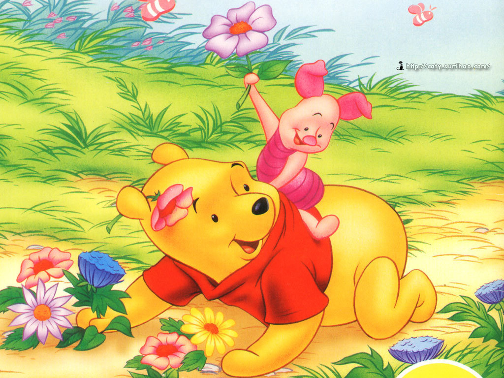 Winnie - Baby Pooh And Piglet , HD Wallpaper & Backgrounds