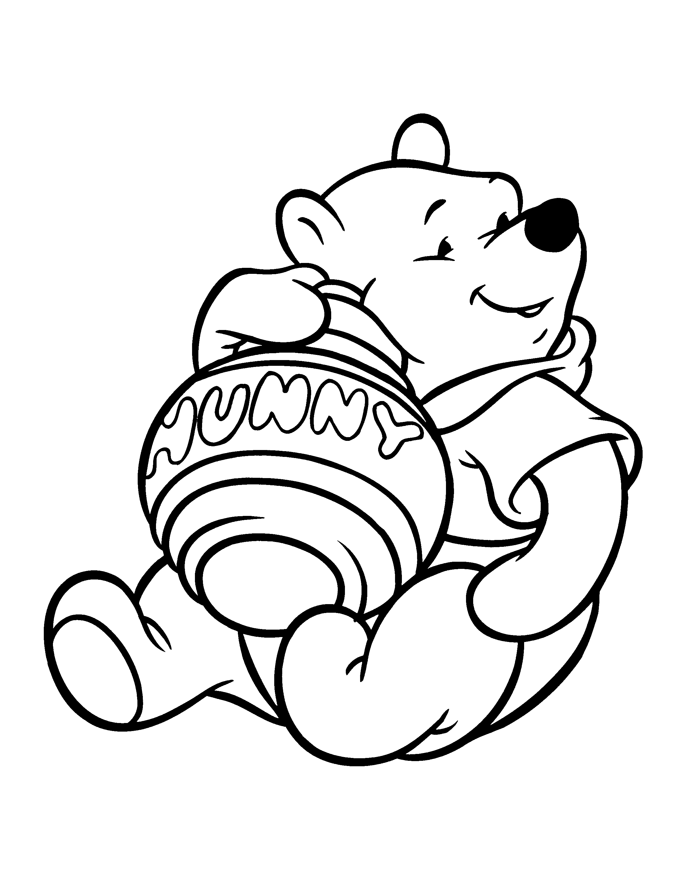 Winnie The Pooh Clipart Gambar - Winnie The Pooh Drawing Easy , HD Wallpaper & Backgrounds