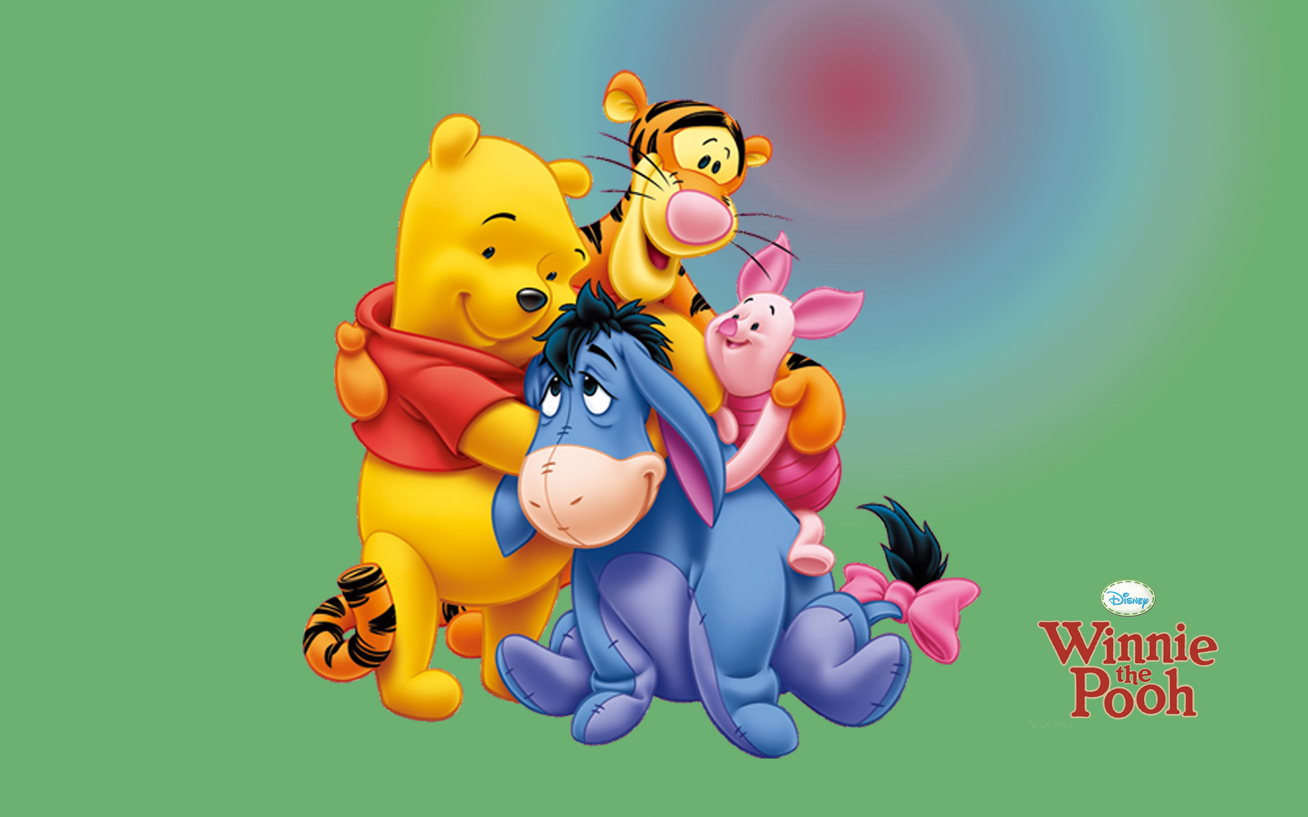 Rainbow Winnie The Pooh And Friends , HD Wallpaper & Backgrounds