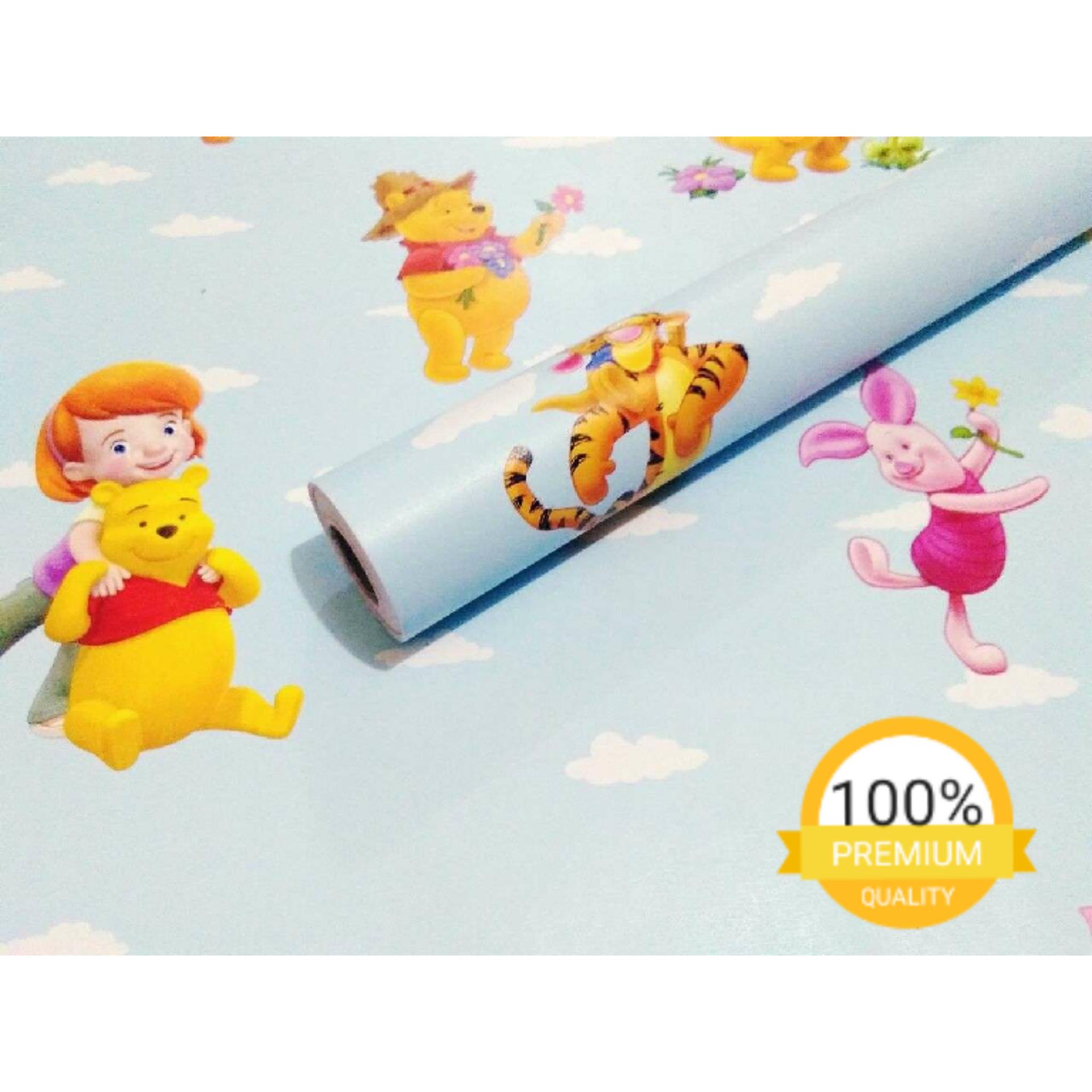 Detail Gambar Wallpaper Murah Terlaris Sticker Dinding - Winnie The Pooh Terbaru , HD Wallpaper & Backgrounds